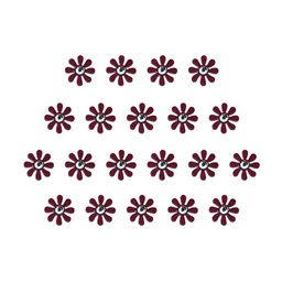 Comet Busters Beautiful Traditional Designer Bindis - Maroon-49