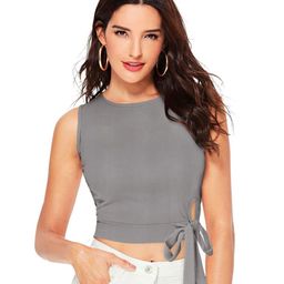 Fashion Care Women Cut Out Fitted Top-image-89