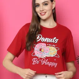 Dreambe Women Printed T-shirt-picture-29