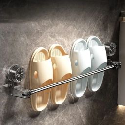 Wall Mounted Self Adhesive Towel Napkin Holder Bar for Bathroom and Kitchen 25.6 inch 1 Bar Towel Rod-image-53