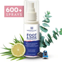 Mannlich Foot & Shoe Spray | Prevents Strong Odor, Anti Bacterial, Skin Soothing (100 ml) Odour Control-image-69