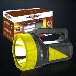 Rechargeable 50W 2 In 1 Long Range Torch Light With Side Extra Bright Tube LED Torch-11