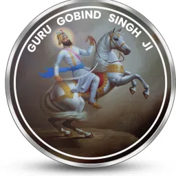 BIS Hallmarked Gurugobind Singh Ji (GGS2-10G162) S 999 10 g Silver Coin-image-8