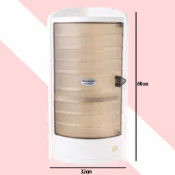 Crysta Corner Cabinet With Door Plastic Wall Shelf-image-68