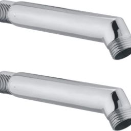 9" Inch Stainless Steel 304-Grade Round Kalam Shower Arm (Pack of 2) Fixed Mount-image-55