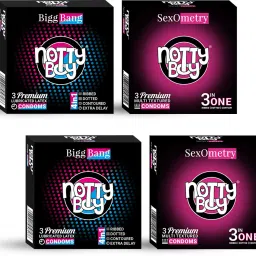 4 IN ONE + 3 IN ONE Pleasure Fit Condom-image-71