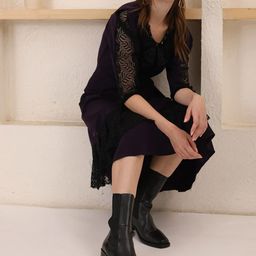 Saint G Womens Black Leather Calf Boots-image-52