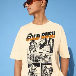 Stormborn Men Printed Pure Cotton Oversized Drop-Shoulder T-shirt-picture-0