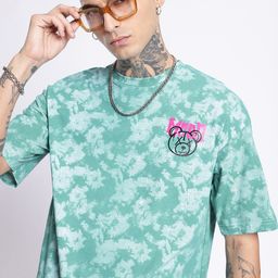 glitchez Artistic Mood Printed Relaxed Fit T-shirt-image-52