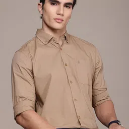 French Connection Men Smart Slim Fit Pure Cotton Casual Shirt-image-88