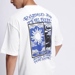 glitchez Celestial Beauty Printed Oversized T-shirt-image-47