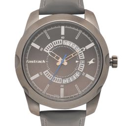 Fastrack Unisex Grey Analogue Watch 3123QL01-1