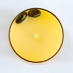 LIGHT JEWELS Yellow & Black 1 pieces Jar Candle-4