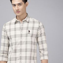 U.S. Polo Assn. Denim Co. Checked Pure Cotton Casual Shirt-picture-11