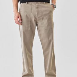 Snitch Men Baggy Fit Mid-Rise Regular Trousers-picture-9