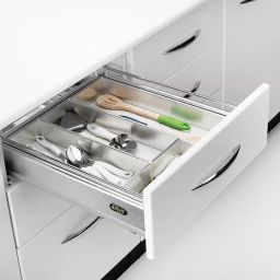 Olive Platinum 520x585x90 mm Aluminum Cutlery Basket, 101 004 013 0-image-21
