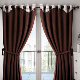 Cortina Brown  Door Curtains-22