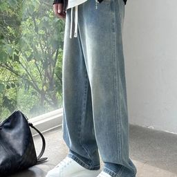 HERE&NOW Men Low Distress Heavy Fade Jeans-picture-25