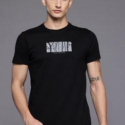 Allen Solly Graphic Printed Slim Fit Cotton T-shirt-image-42
