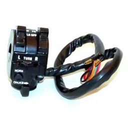 Uno Minda Handle Bar Switch - Left Side - With Choke, With 2 Wire Coupler, 1 Bullet, Kick Start for Bajaj Boxer CT K-Tec (SW-0719S)-34
