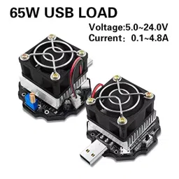 amiciSense Battery Health Analyzer Adjustable Load Discharger 4.8 Amp with USB Test Indicator for Display 65 W image 4