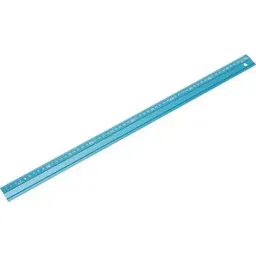 Shinwa Rules Anti-slip Aluminum Straight Scale Arusuke Shining Blue, 68536973-31