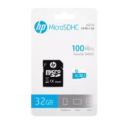 HP 32GB Class 10 U1 microSDHC Memory Card With Adapter (White;Blue)-4