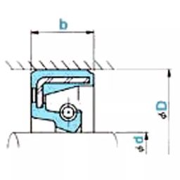 NOK φ7x20 mm SC Type Fluoro Rubber Oil Seal, SC7207F-image-45
