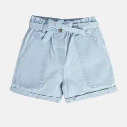 MINI KLUB Girls Mid-Rise Denim Shorts-picture-24