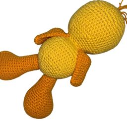 My Yarnery Yellow Crochet Cotton Duck Soft Toy image 2