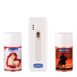 Airance Automatic A5 Perfume Dispenser With 250 ml Each  Rose Petals & Musk Fragrance Refill (Pack of 3)-image-7
