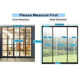 Stylista Transparent Insulated Magnetic Door Curtain - 94 x 130 inch - PVC thickness 0.2mm-image-47