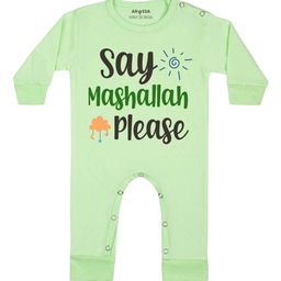 Arvesa Say Mashallah Please Printed Bodysuit-image-97