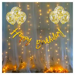 Bubble Trouble Birthday Banner Confetti Balloon with Led Light for Kids Decoration  Kit - Pack of 10-image-31