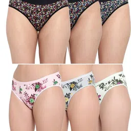 FiveFlag Mid-Rise Cotton Blend Briefs-54