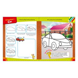 sawan Learn To Draw Books Set of 4 - English image 3