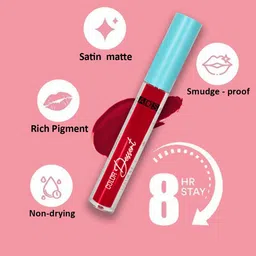 A.D.S Set Of 3 Ultra Long-Lasting Liquid Matte Lipstick-4ml Each-05-04-02 image 5