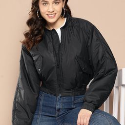 HERE&NOW Solid Bomber Jacket-58