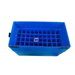 GENERIC LP1 Polypropylene 750x500x300 mm Blue Storage Bin-27