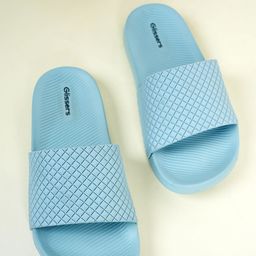 GLISSERS Girls Self Design Synthetic Sliders-13