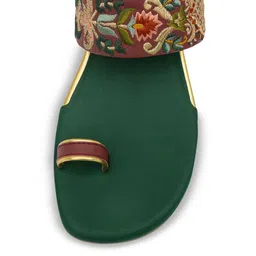 Aprajita Toor Embellished Ethnic Open Toe Block Sandals Heels image 4