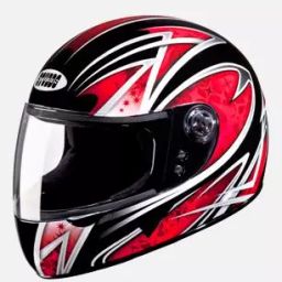 Studds D2 Black Medium (570 mm) Full Face Helmet, Chrome With Graphics-image-89