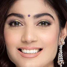 Comet Busters Bindiful Set Of 5 Traditional Round Velvet Bindi image 2