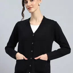 Monte Carlo Women Woollen Cardigan-image-61