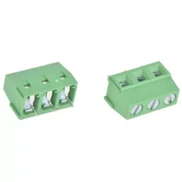 RS PRO 3 Pin PCB Terminal Block 5 mm Pitch Screw Termination, 8970847-30