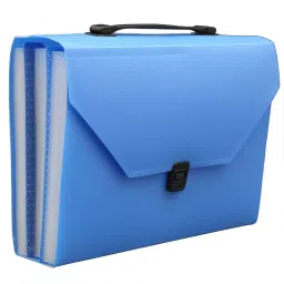 Solo EX 904 Expanding Case 31 Pocket (Lock & Handle) F/C - Blue-32