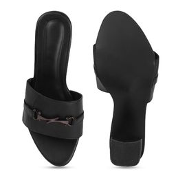 ADIVER Textured Block Sandals image 5