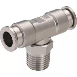 PISCO 8 Φmm Orifice Dia Stainless Steel Fitting Tea, SSPB10-03-X-26
