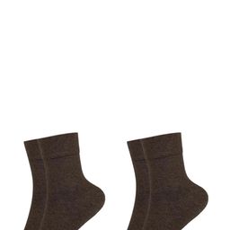 MUKHAKSH Unisex Brown Socks-image-95