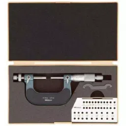 Mitutoyo 0-25mm Ratchet Stop Gear Tooth Micrometer 124-173-32